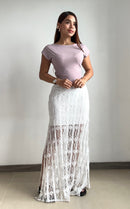 Blusa Manga Corta Cuello Redondo