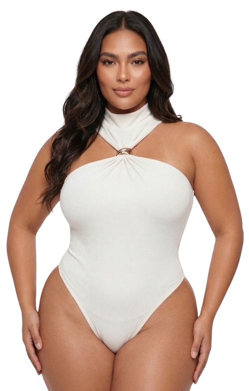 Body Cuello Halter Herraje Frontal
