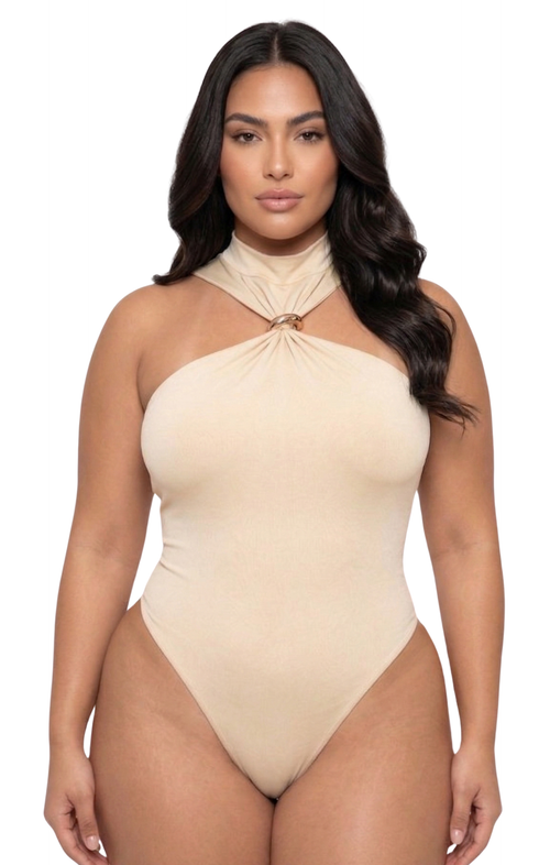 Body Cuello Halter Herraje Frontal