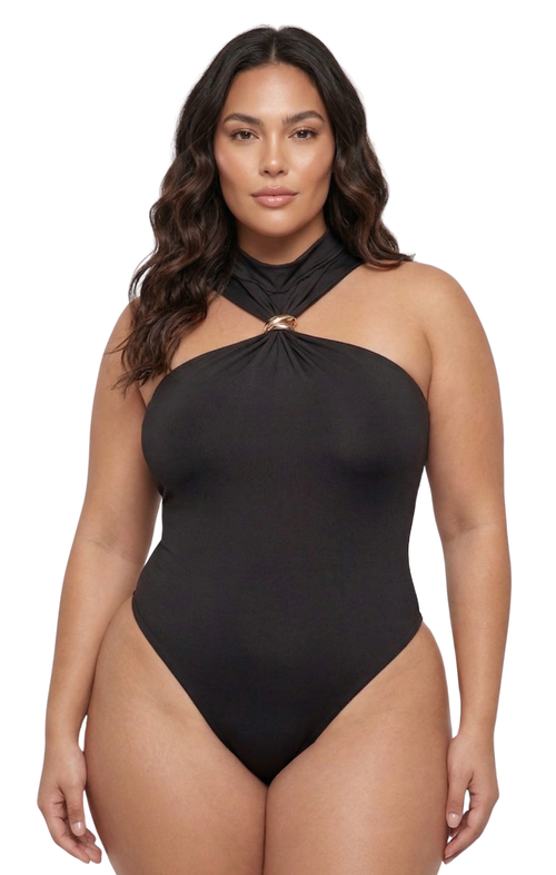 Body Cuello Halter Herraje Frontal
