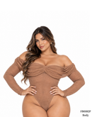 Body Cuello Bandeja Manga Larga