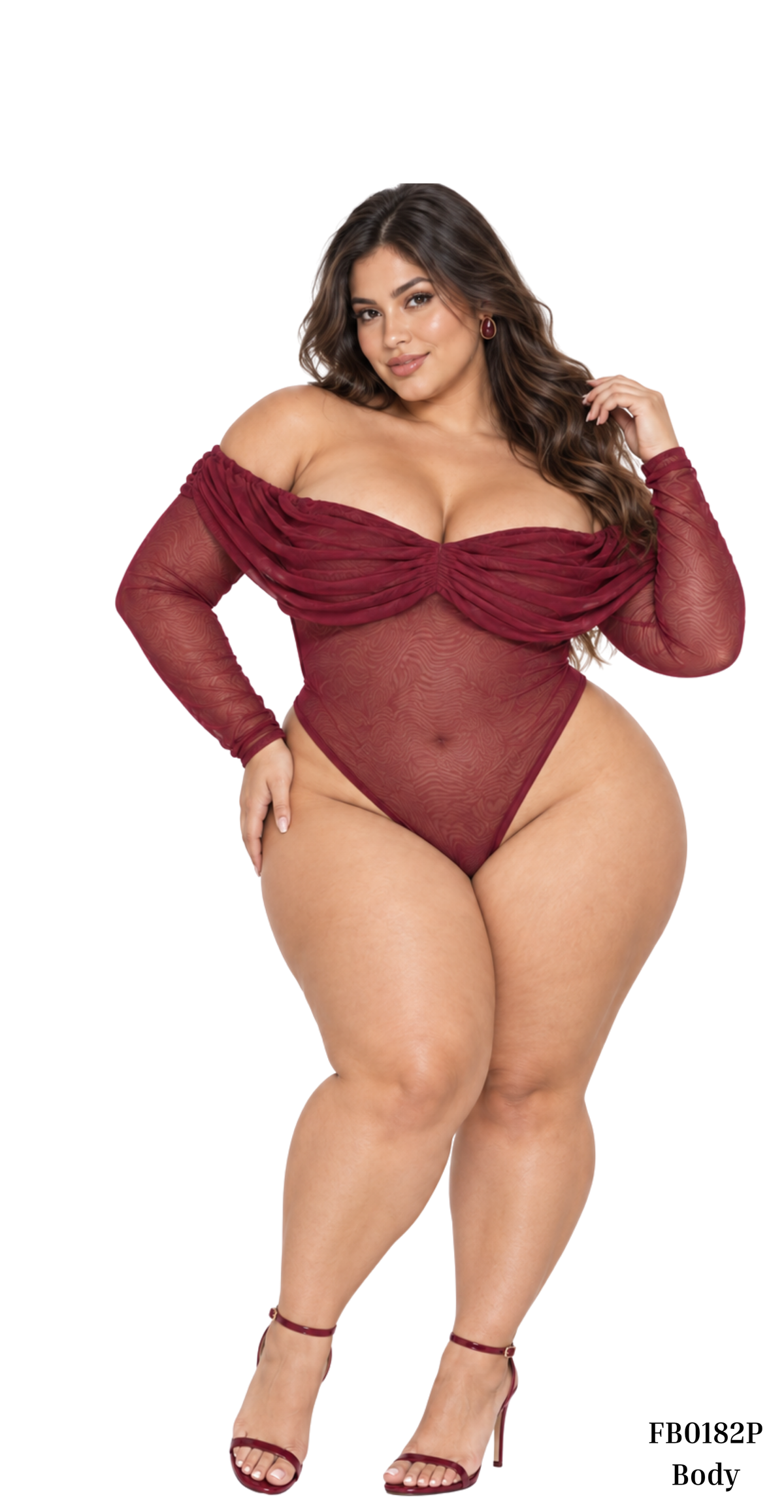 Body Cuello Bandeja Manga Larga