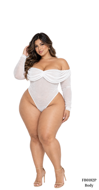 Body Cuello Bandeja Manga Larga