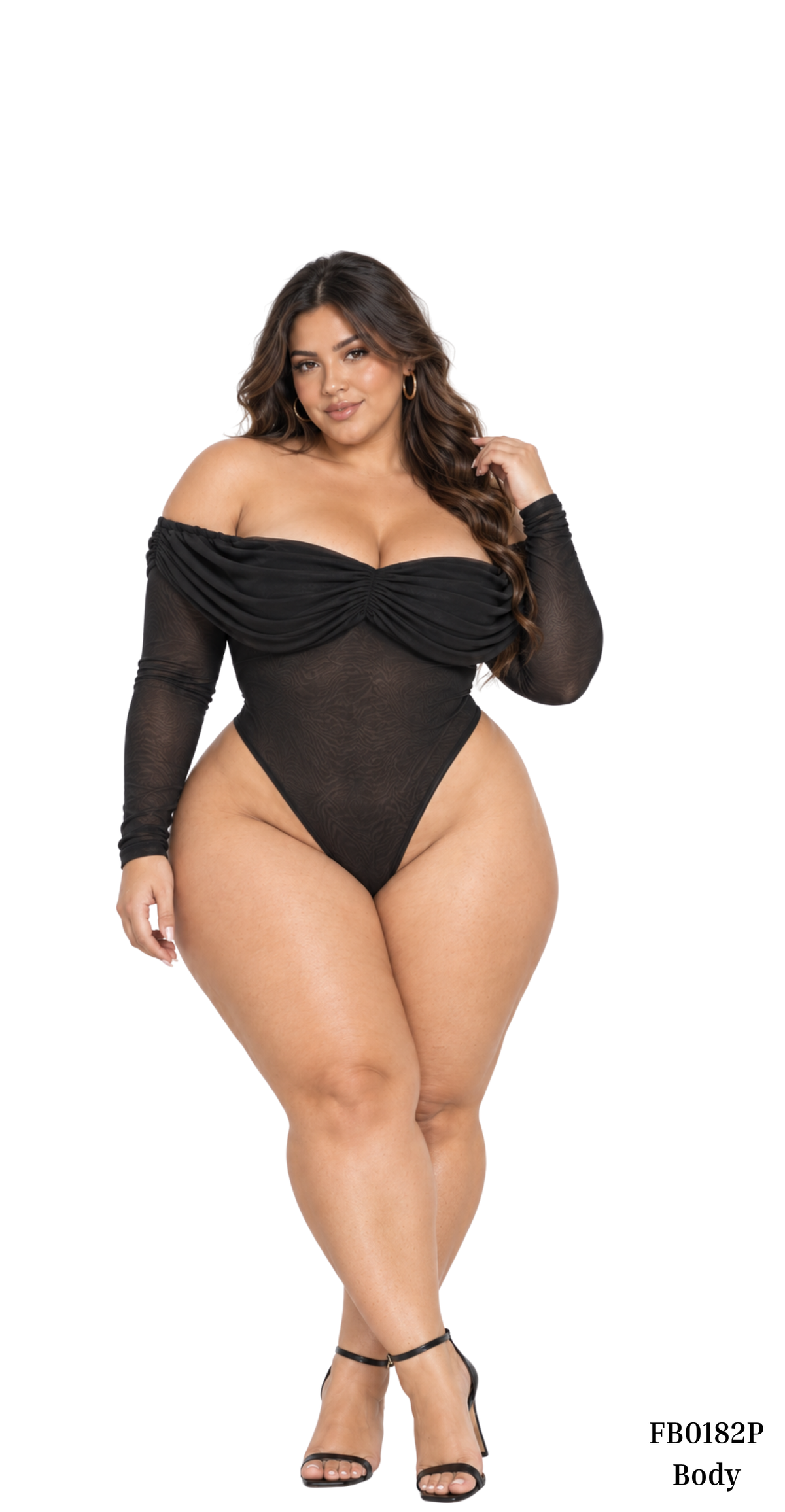 Body Cuello Bandeja Manga Larga