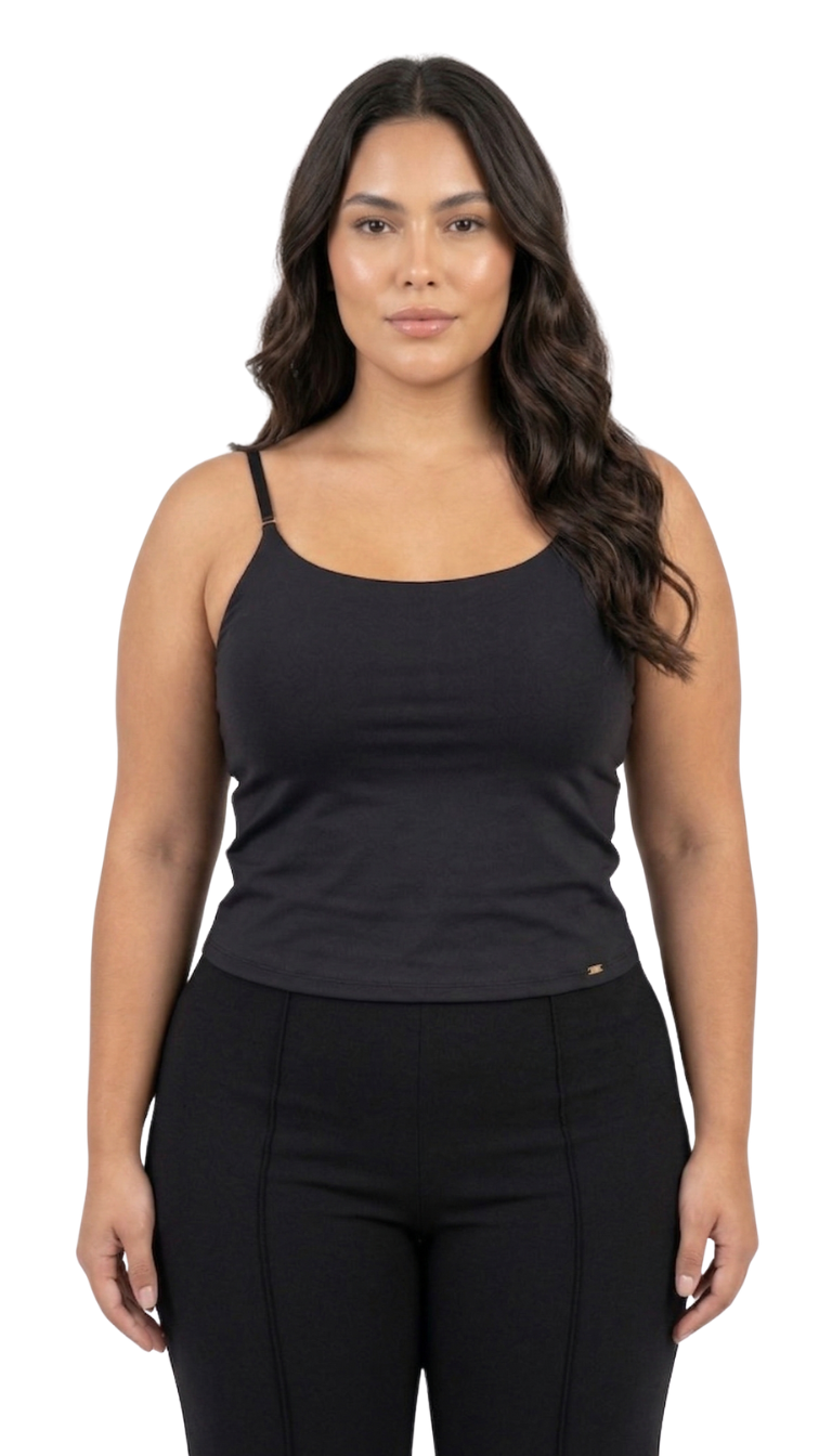 Blusa Basica De Tiras Plus