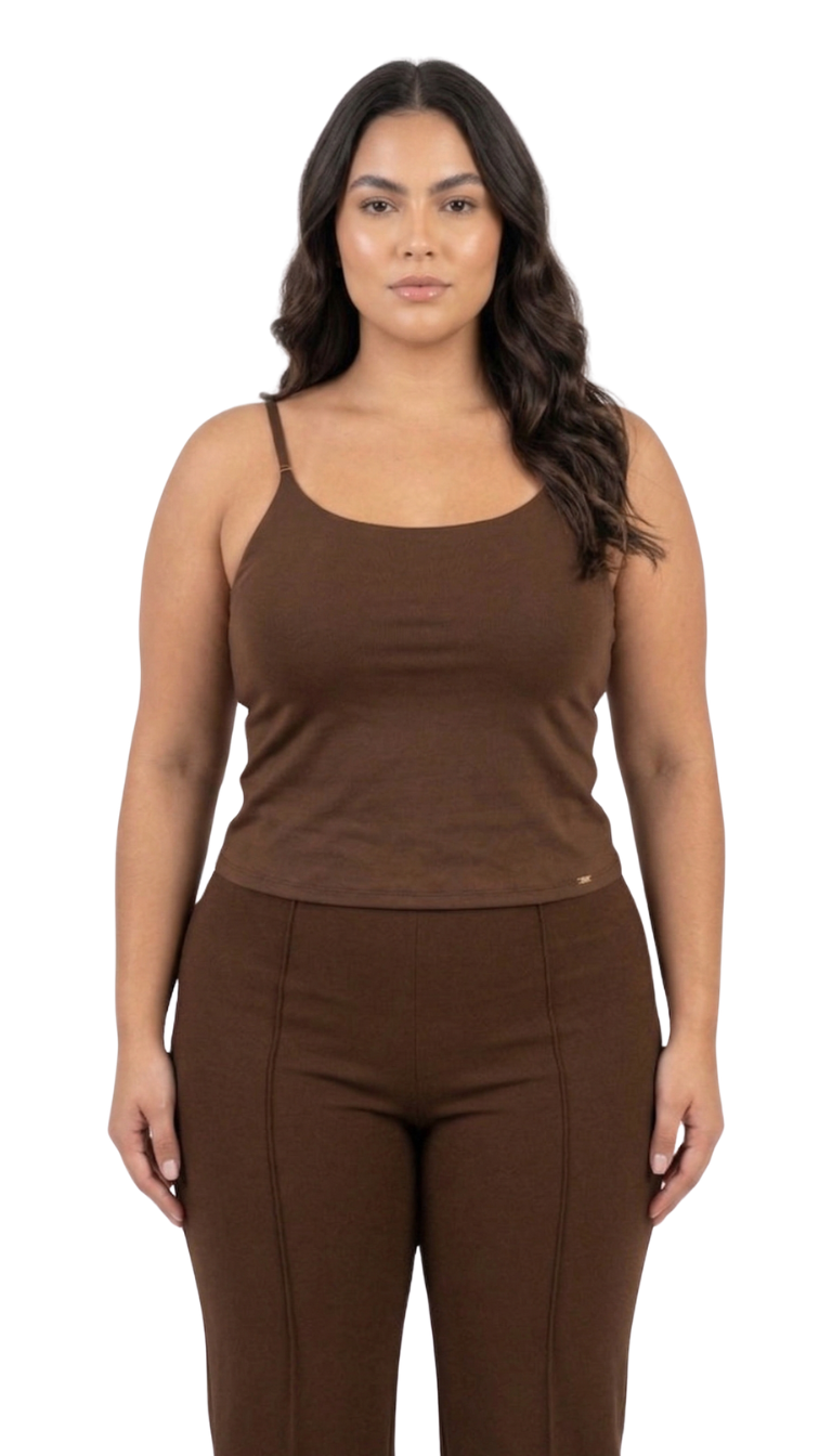 Blusa Basica De Tiras Plus