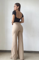 Body Manga Corta Escote Espalda