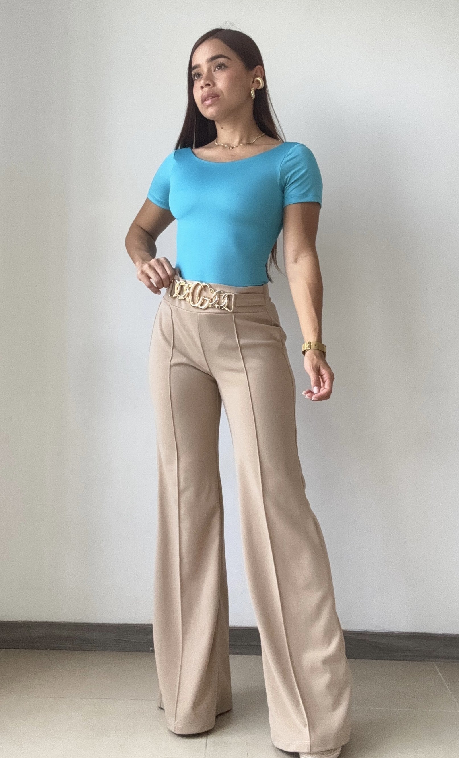 Body Manga Corta Escote Espalda