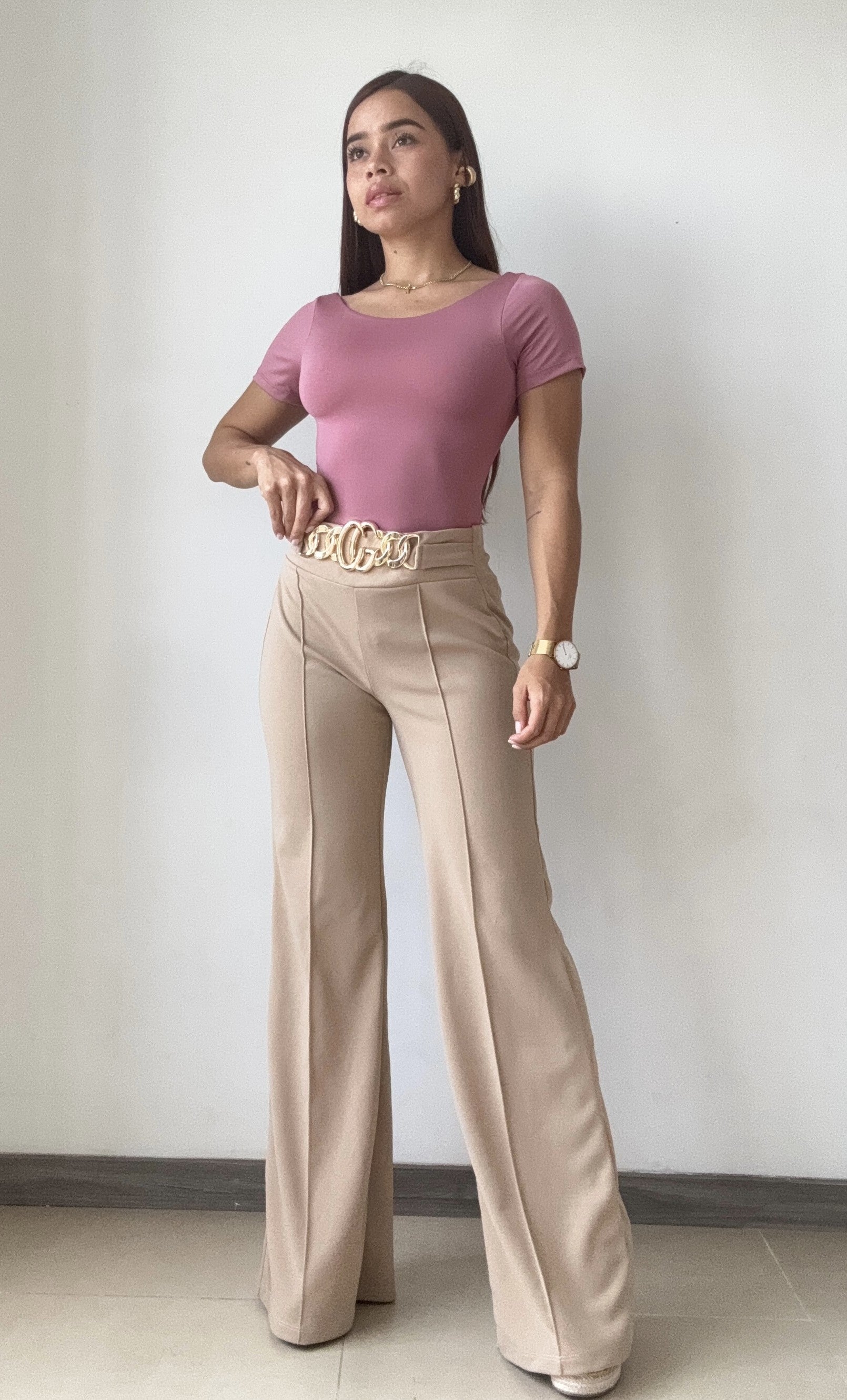 Body Manga Corta Escote Espalda