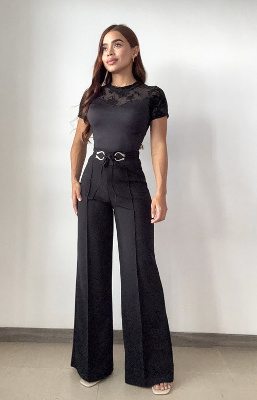 Body Manga Corta Escote En Mayatex