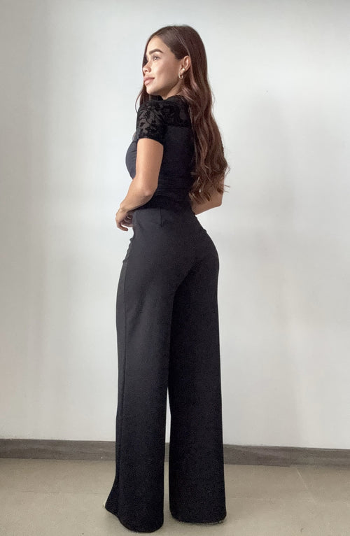 Body Manga Corta Escote En Mayatex