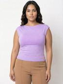 Blusa Manga Corta Espalda Descubierta