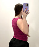 Blusa Manga Sisa Recogido Lateral Plus