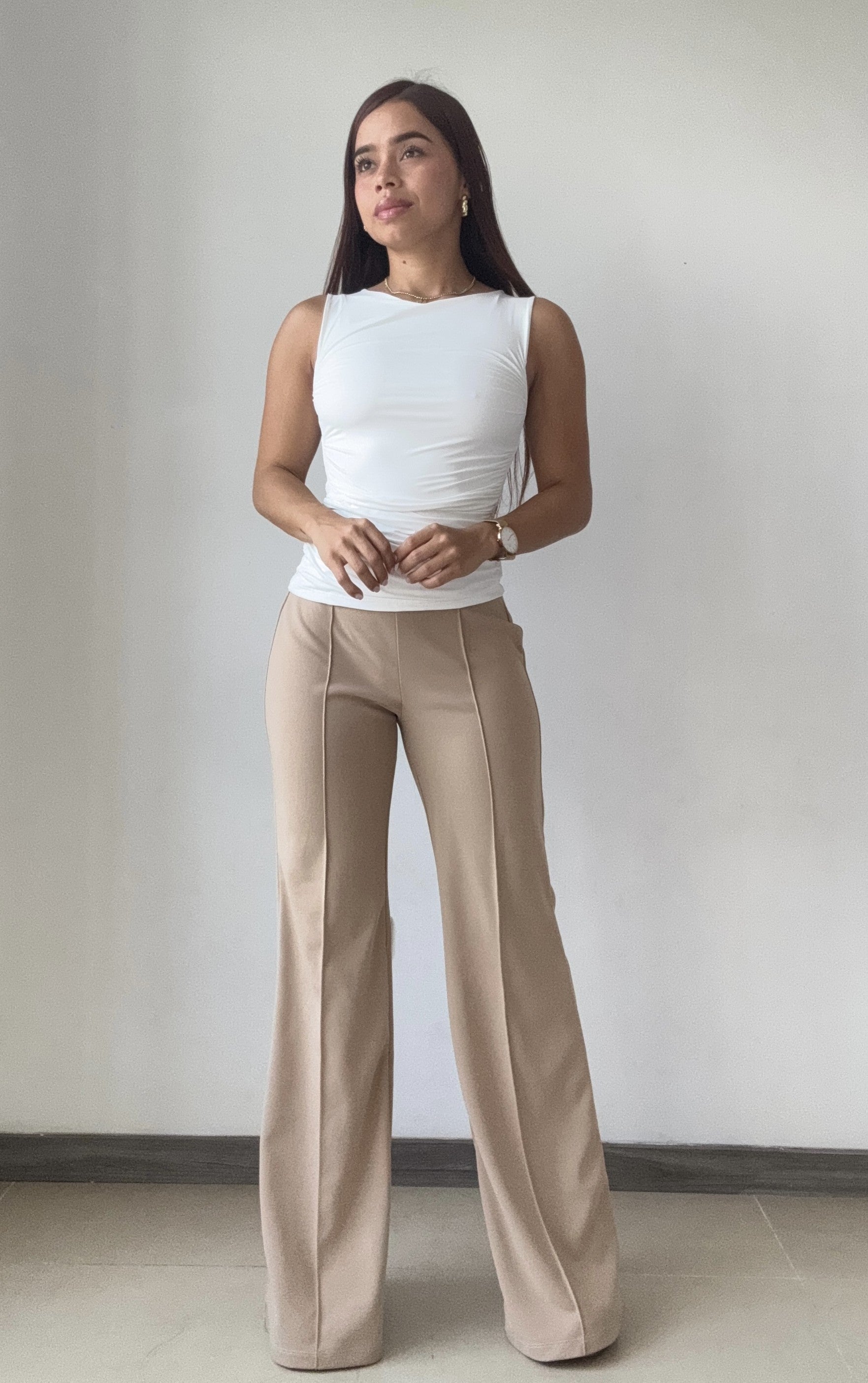 Blusa Manga Sisa Con Recogido Lateral