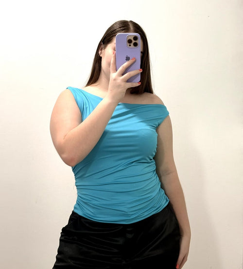 Blusa Manga Sisa Arrunche Laterales Plus