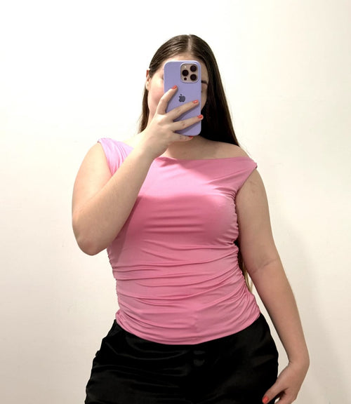 Blusa Manga Sisa Arrunche Laterales Plus