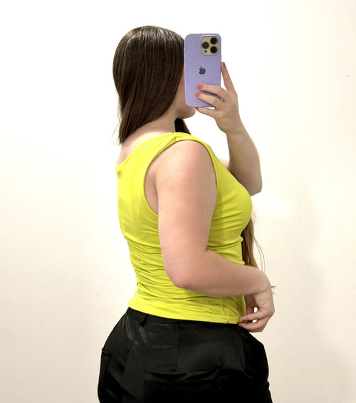 Blusa Manga Sisa Arrunche Laterales Plus