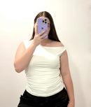 Blusa Manga Sisa Arrunche Laterales Plus