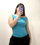Blusa Manga Sisa Arrunche Laterales Plus