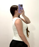 Blusa Manga Sisa Recogido Lateral Plus