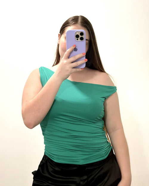 Blusa Manga Sisa Arrunche Laterales Plus