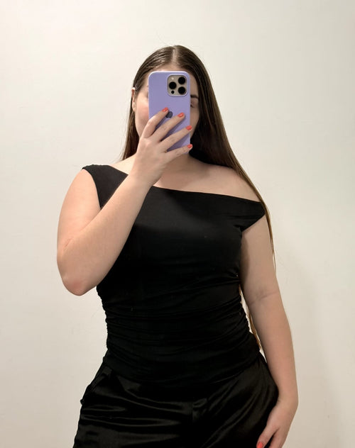 Blusa Manga Sisa Arrunche Laterales Plus