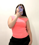 Blusa Manga Sisa Arrunche Laterales Plus