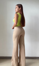 Blusa Manga Sisa Fruncido Laterales