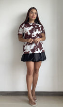 Camisa Manga Corta Estampada