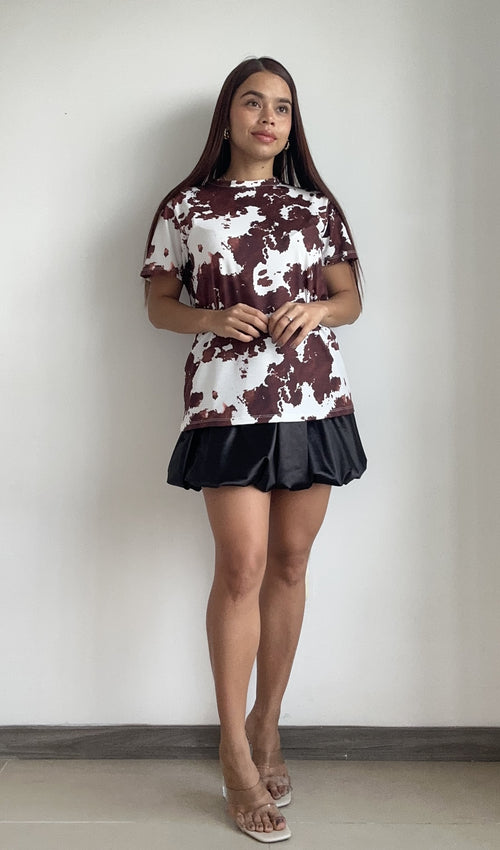 Camisa Manga Corta Estampada