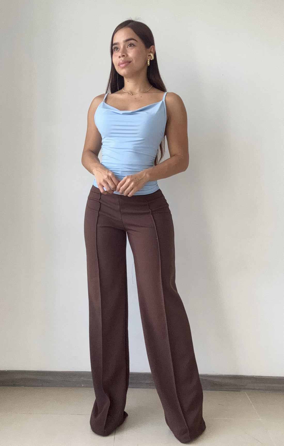 Blusa De Tiras Escote En V