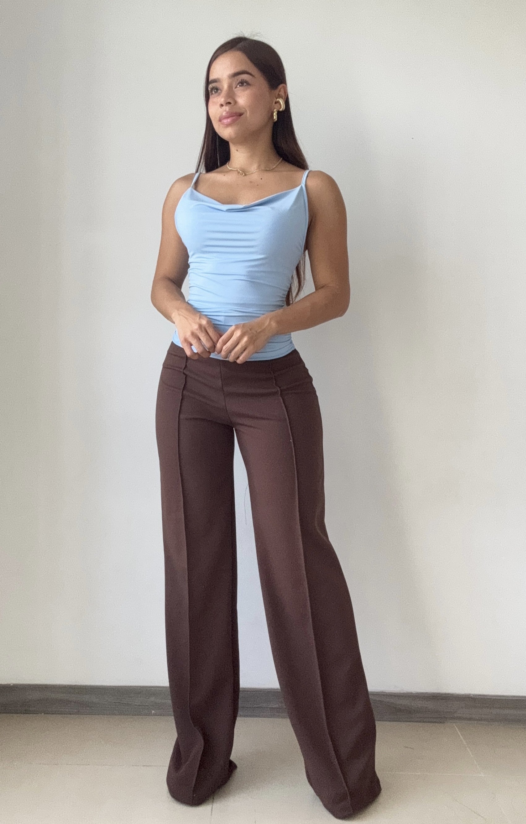 Blusa De Tiras Escote En V