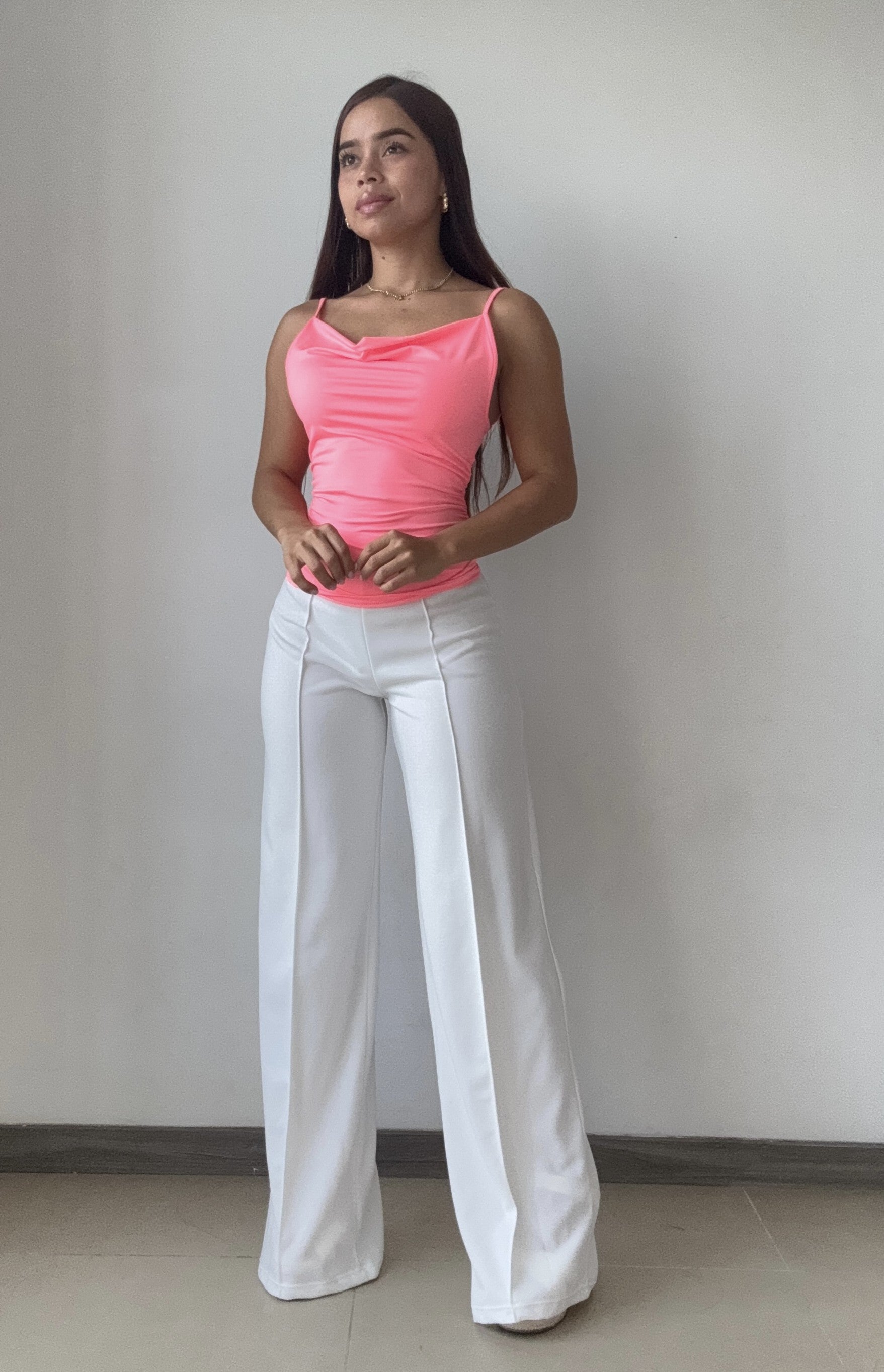 Blusa De Tiras Escote En V