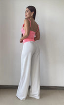 Blusa De Tiras Escote En V