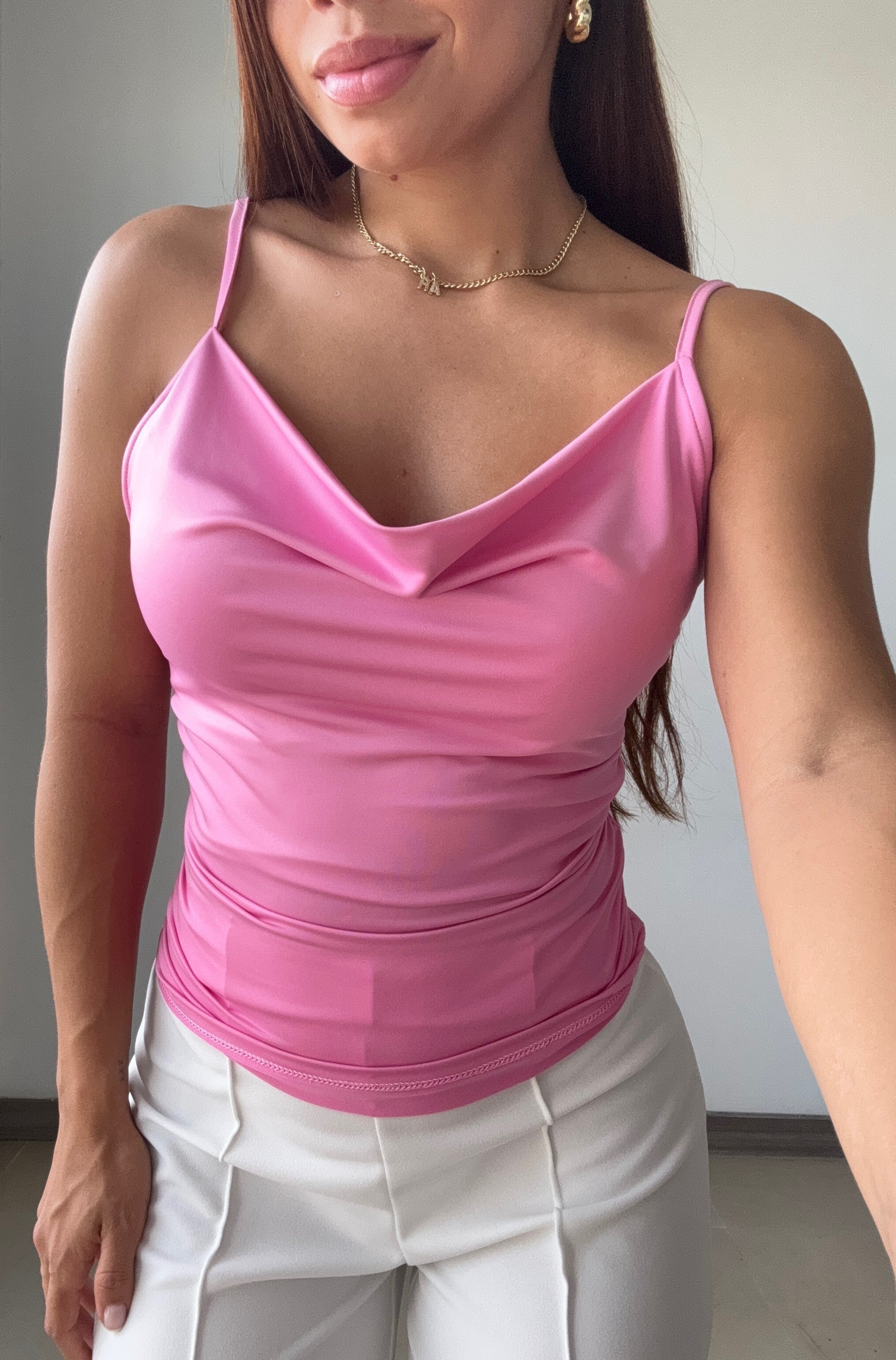 Blusa De Tiras Escote En V