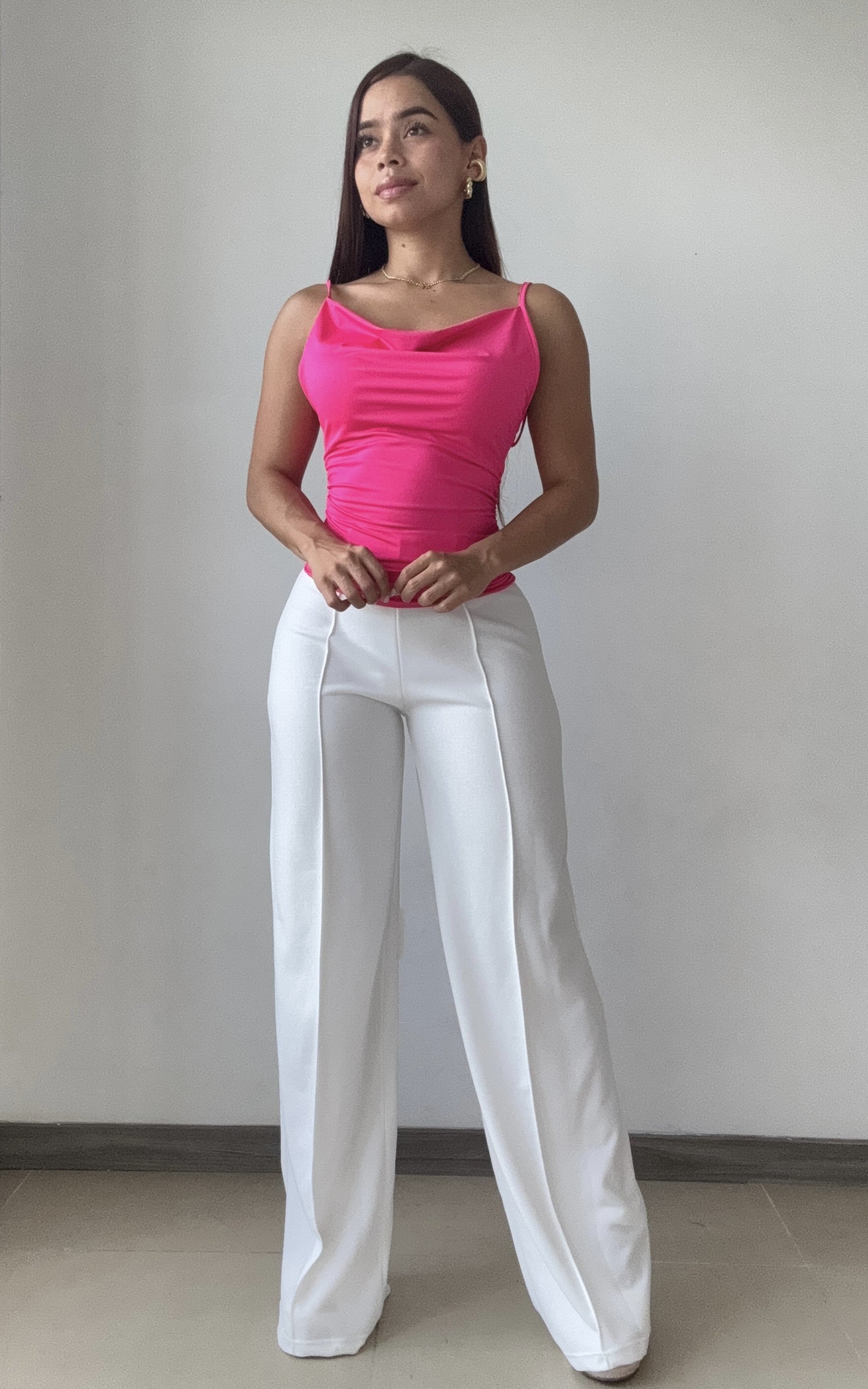 Blusa De Tiras Escote En V