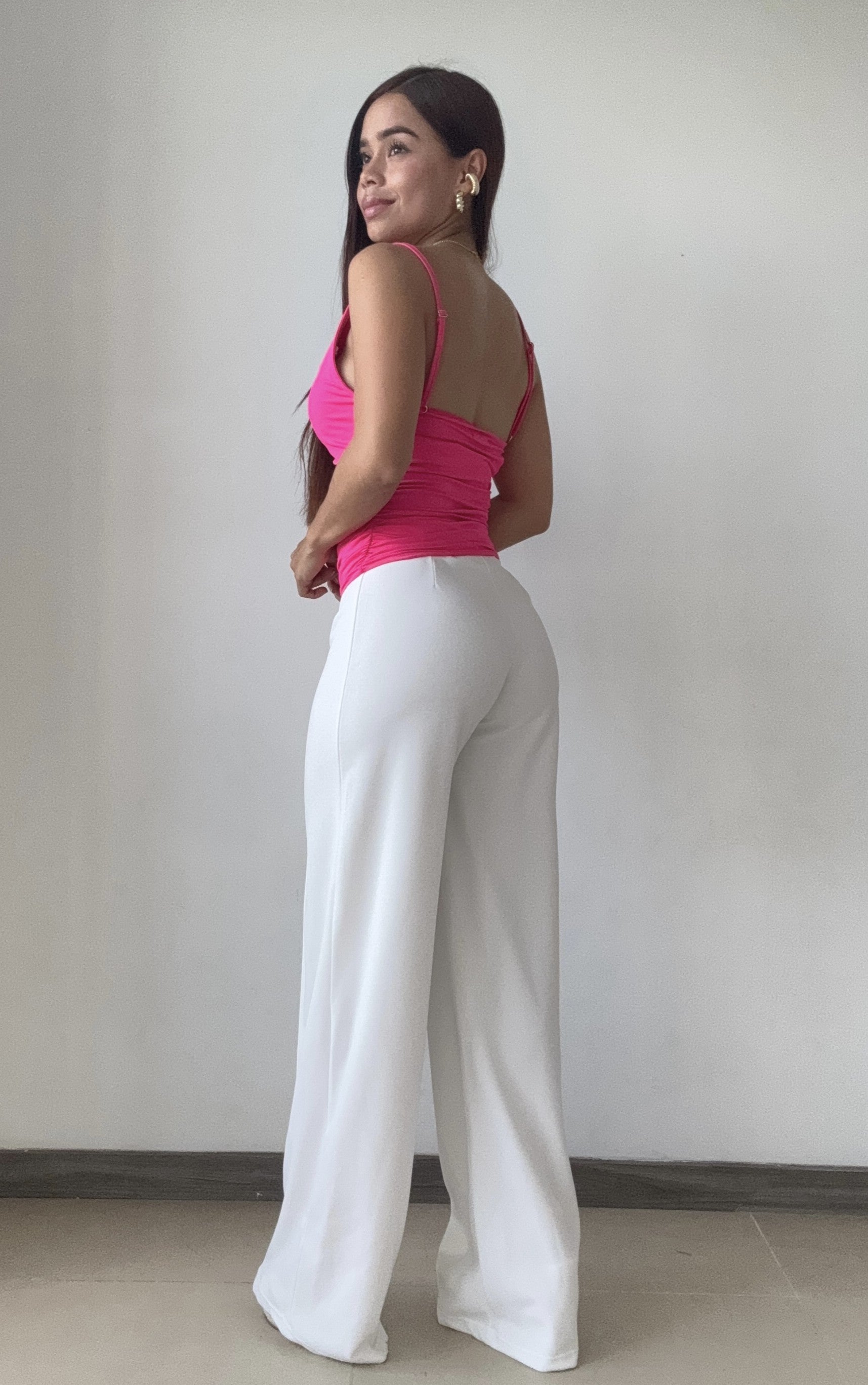 Blusa De Tiras Escote En V