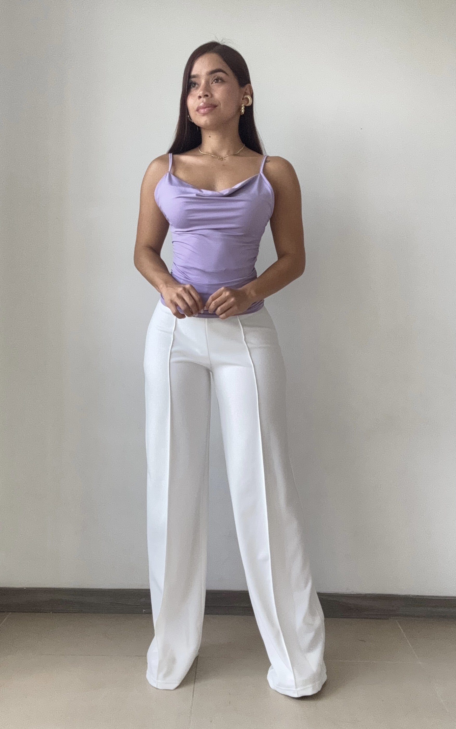 Blusa De Tiras Escote En V