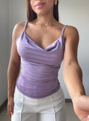 Blusa De Tiras Escote En V