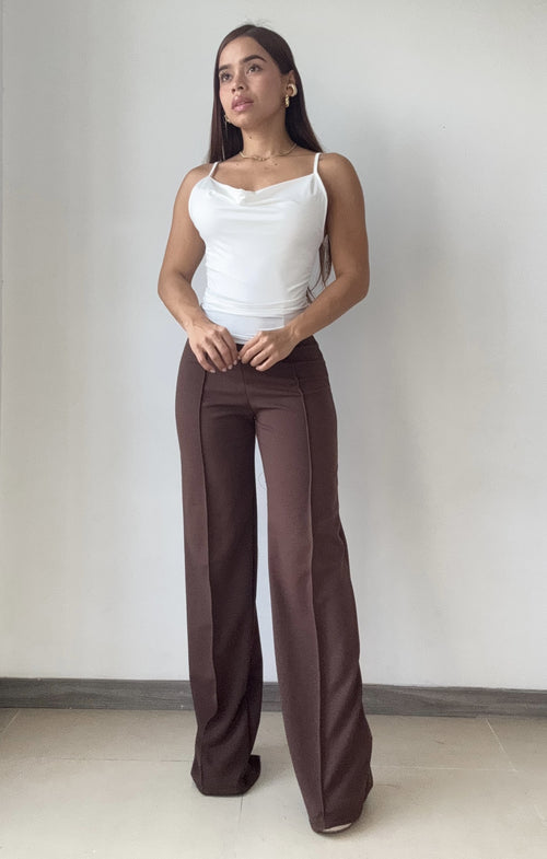 Blusa De Tiras Escote En V