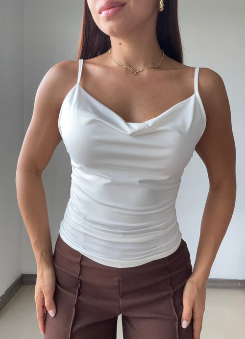 Blusa De Tiras Escote En V