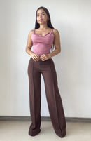 Blusa De Tiras Escote En V