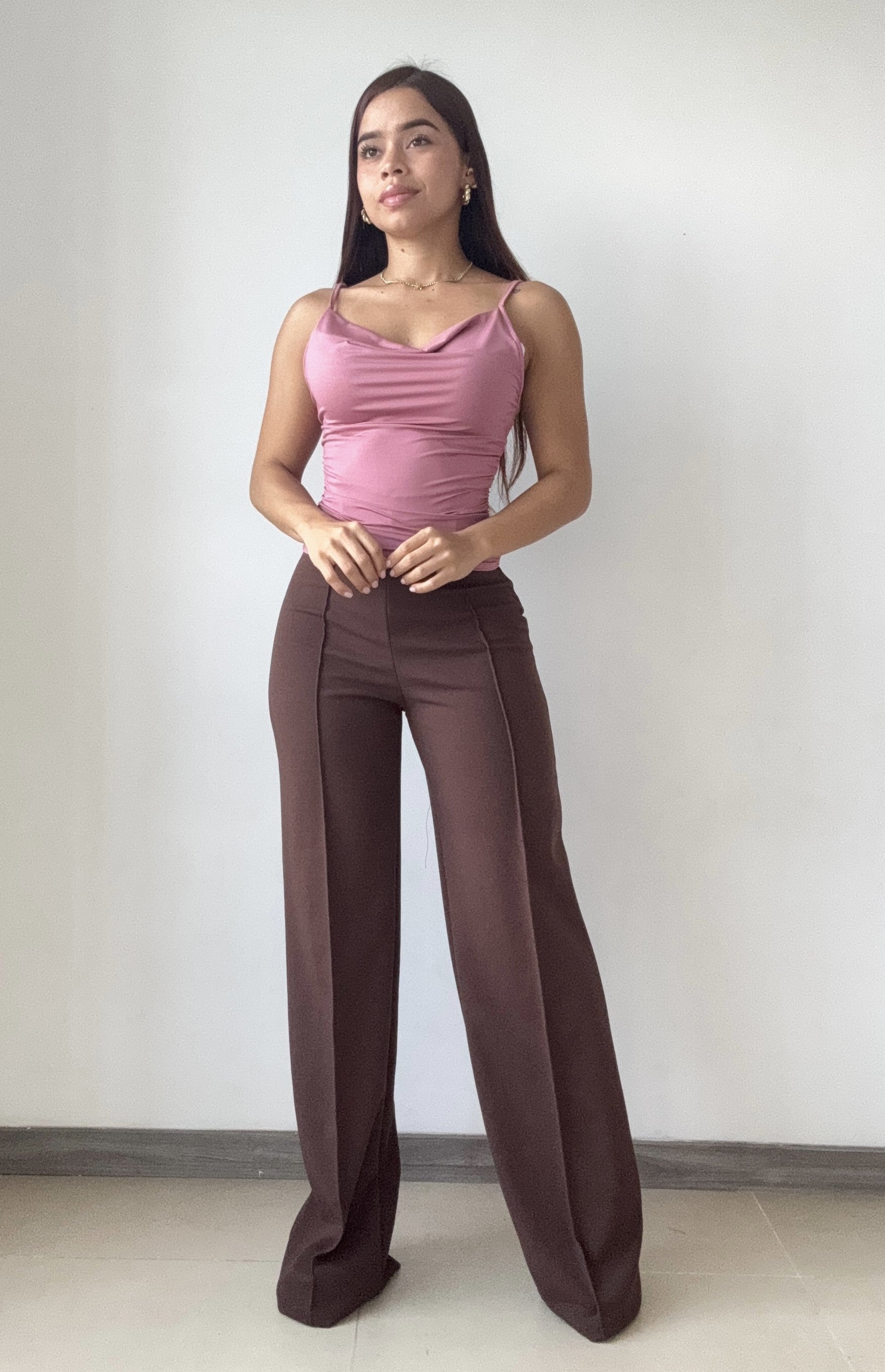 Blusa De Tiras Escote En V