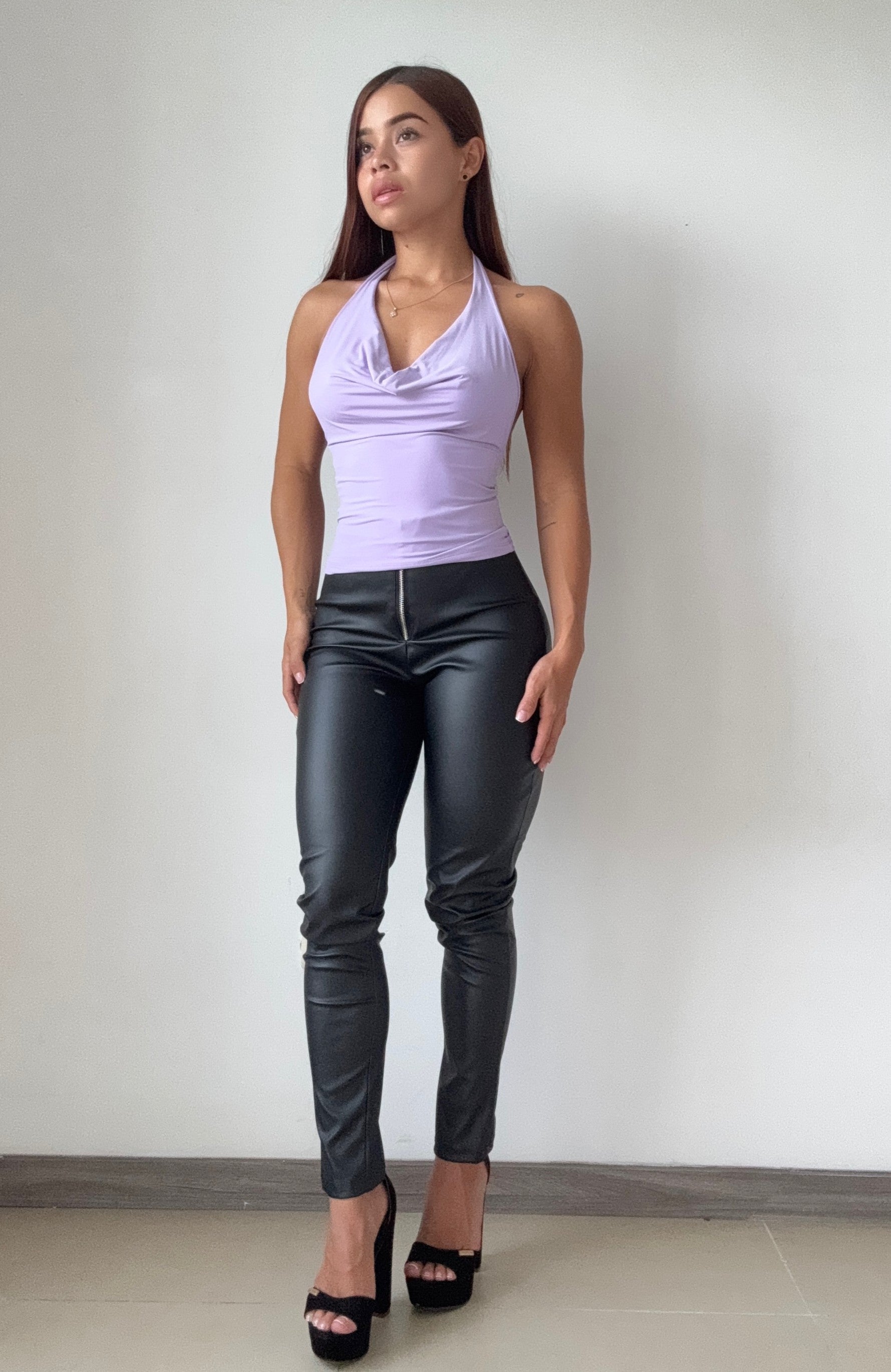 Blusa Manga Sisa Cuello Halter