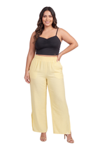 Pantalon Recto Cintura Resortada