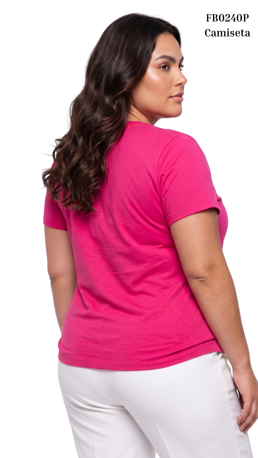 Camiseta Manga Corta Con Flores 3D Plus