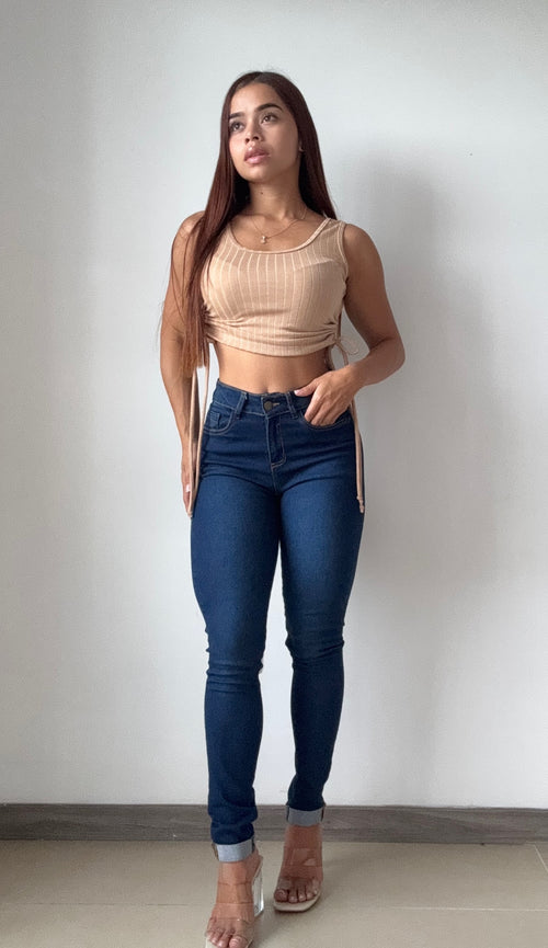 Blusa Manga Sisa Runcho Laterales