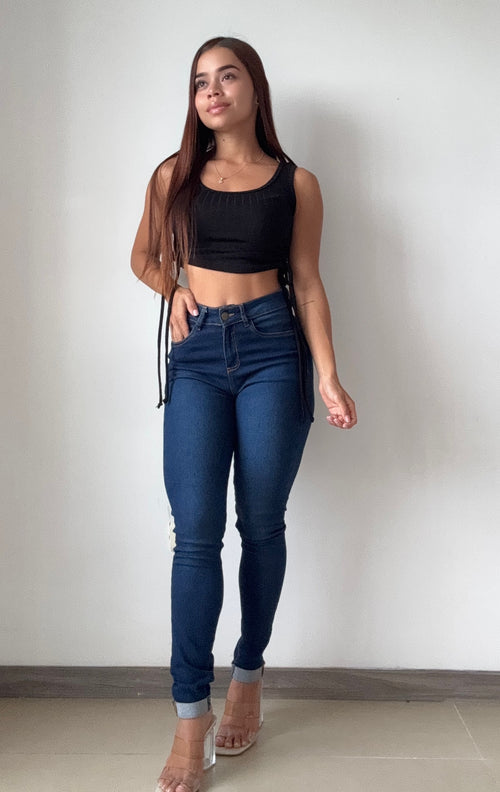 Blusa Manga Sisa Runcho Laterales