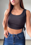 Blusa Manga Sisa Runcho Laterales