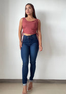 Blusa Manga Sisa Runcho Laterales